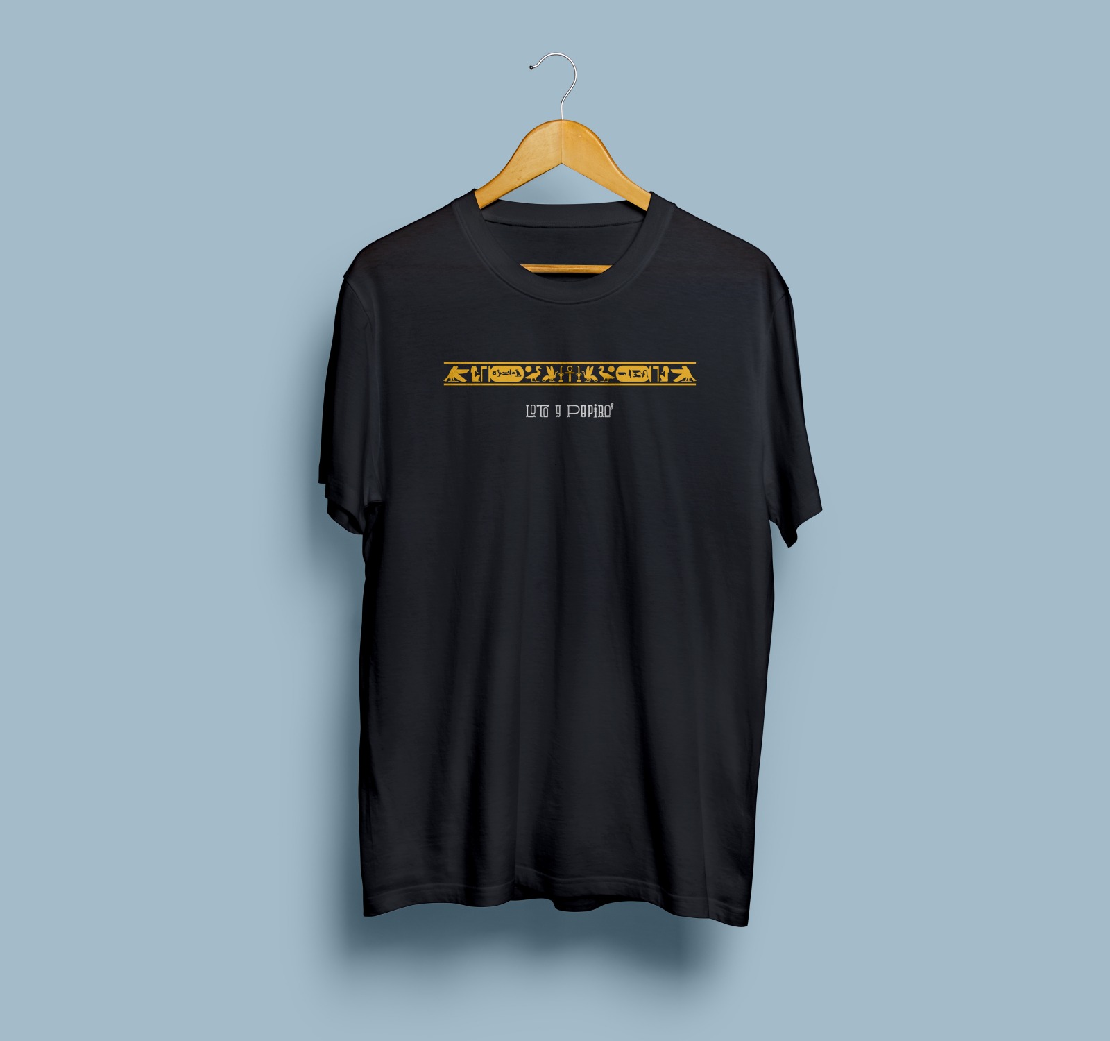 Camiseta Loto y papiro - Guerrita & Ciclo